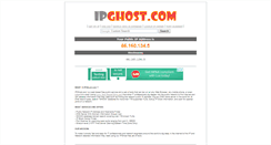 Desktop Screenshot of ipghost.com