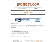 Tablet Screenshot of ipghost.com
